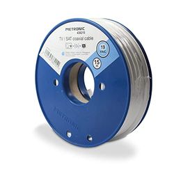 Metronic 3420744382151 coaxkabel, wit