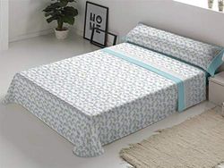 Colvihome Beddengoedset, 50 PercentAlg KIRAT, 180 cm, blauw, bed 180 cm