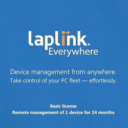 Laplink Everywhere - Cloud RMM para Windows - 1 dispositivo por 24 meses | Basic | 1 Dispositivo | Código de activación PC enviado por email