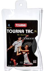 Unique Overgrip Tourna TAC 10er sobreaderência, unissexo, preto