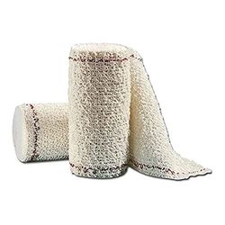 Previs - Bande de Fixation Previcrepe S, Lavable à 60°C, Respirante, Légère Compression, Taille 4 m x 15 cm, Lot de 10 Rouleaux