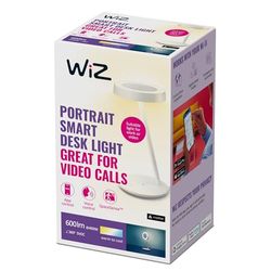 Wiz Portrait Smart Desk Lamp - Smart Led Lighting (WiFi and Bluetooth), Desk Lamp for Video Calls, Spacesense - Voice Control, Work from Home