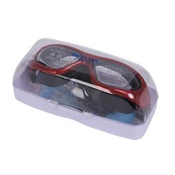 Endless EL1007 Premium simglasögon med anti-dimma och UV-skydd | Brun | Material: Silikon, PU | Snygga 180 graders vidsiktsglasögon | Mjuk silikonpackning för läckagesäker | Med hårt fodral