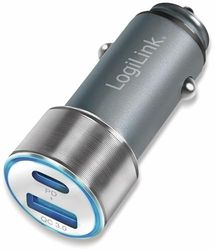 LogiLink compatible Auto-Netzteil - USB, USB-C - 36 Watt
