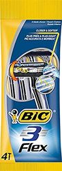 Bic - Flex 3 - Maquinilla de afeitar desechables - 4 unidades