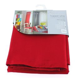 Douceur d'Intérieur - 1720223, Toalha de mesa retangular, 140 x 300 cm, Essentiel, poliéster liso, vermelho