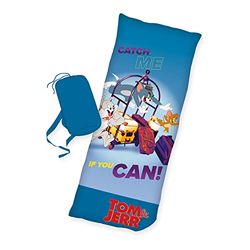 Herding Tom & Jerry sovsäck, 70 x 170 cm, flerfärg, med sidozip, 100% Polyester