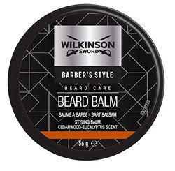 Wilkinson Sword Barber's Style - Beard Balm - Balsamo per Barba - Confezione da 56gr - Cedarwood & Eucalyptus Scent