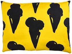 BonaMaison Amarillo Neón y Humo Housse de Coussin Motif, Taie d'oreiller pour Lit Voiture Canapé Maison Salon Chambre, Décoration D'intérieur, 45x60 Cm - Conçu et Fabriqué en Turquie