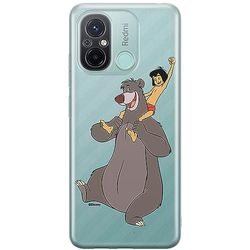 ERT GROUP mobiltelefonfodral för Xiaomi REDMI 12C/ REDMI 11A originalt och officiellt licensierat Disney mönster Jungle Book 002 anpassad till formen på mobiltelefonen, gedeeltelijk transparant