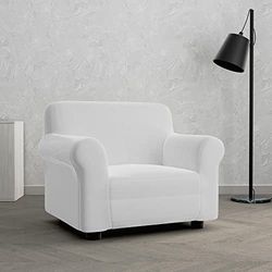 Italian Bed Linen DAHLIA elastiskt sofföverdrag i polyester, ljusgrå, 1-sits