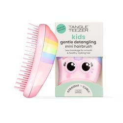 Tangle Teezer Mini Original Hairbrush - For Wet & Dry Hair - Detangling Brush for All Hair Types - Perfect Brush For Kids & Travel - Rainbow the Unicorn