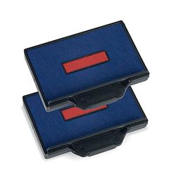 Trodat Replacement Ink Pads 6/56/2 – Pack of 2 – Red/Blue – for the Professional 5460, 5460/L and 5465