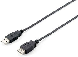 Equip 128852 cavo USB 5 m USB A Nero