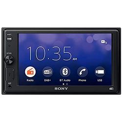 Sony XAV-1550ANT - Reproductor para Coche (Bluetooth y NFC, Pantalla táctil de 6.2", Dab+, WebLink, cámara con Vista Posterior, Potencia de 55 W x 4, Compatible con FLAC)