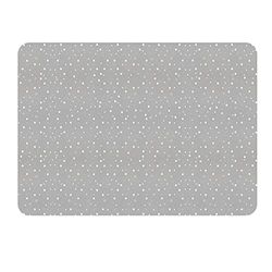 reer Eat'n Tidy - Mantel Individual de Silicona Antideslizante para niños, Aprox. 41 x 30 cm, Lavable, Apto para lavavajillas, Color Gris