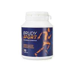 BRUDYLAB SPORT - Con Omega 3 (DHA), Vitaminas, Minerales y Carotenoides Naturales - Facilita la Recuperación Funcional - Mejora el Rendimiento y la Velocidad de Reacción - 90 Cápsulas