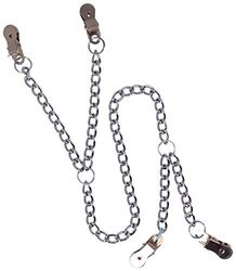 Erotic Fashion Nippel zu den Schamlippen Klammern, Silber Metall, 1er-Pack (1 x 1 Stück)