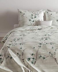 Zo.Home Cayo Duvet Cover, 100% Cotton, Green, 260 x 220 cm, 1.0 Pieces