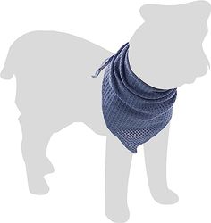 Flamingo Bandana pour Chien Iona Bleu L - 80x37cm