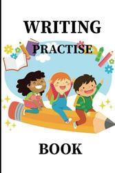 Writing Practise Book for Kids. Professional designed handwriting