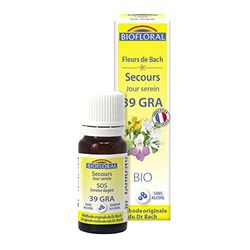 Biofloral - Complexe Secours 39 Jour Serein aux Fleurs de Bach Bio - Elixir Floral - Méthode originale Dr Bach - 20ml