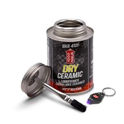 1000 Miglia BKR 4101 DRY CERAMICO Lubrificante Catena Bici per Condizioni del tracciato Asciutte e Polverose - 240 ml, formula fluorescente e profumata, Barattolo All-In-One con Pennello incluso