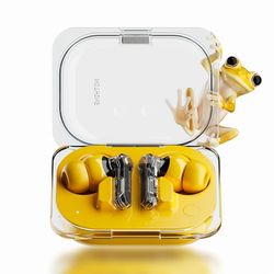 Nothing Ear (a) Cuffie bluetooth con Cancellazione Attiva del Rumore fino a 45 dB, Audio Hi-Res con LDAC e fino a 42.5 ore di ascolto - Giallo