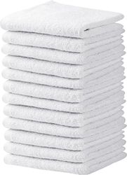 Towel and Linen Mart Lot de 12 Serviettes de Salon (Non résistantes à l'eau de Javel, 40,6 x 68,6 cm) très absorbantes pour Les Mains, Les Salons, la Salle de Sport, la beauté, Le Spa et Les Soins