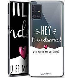 Caseink fodral för Samsung Galaxy A51 (A515) (6.5) [gel HD-mönster tryckt i Frankrike Love Saint Valentine kollektion design Hey Handsomee! - mjuk - ultratunn]