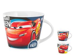 Home Disney Cars 3 Tasse Petit-déjeuner, Porcelaine, Rouge