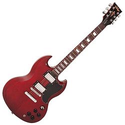 VINTAGE V69 COASTER SERIES CHITARRA ELETTRICA - ROSSO CILIEGIA