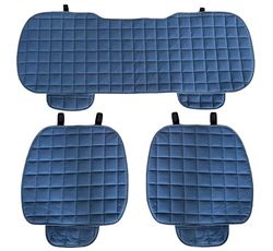 Auto Accessori Lupex - Housse de siège de Voiture Universelle 3 pièces, Protection de siège 2 Avant et 1 arrière, Bleu Clair, Protection Comfort du Coussin intérieur de l'automobile