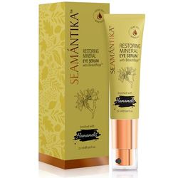 SEAMANTIKA - Mineral Eye Contour Serum with Witch Hazel - Reduces Dark Circles & Puffiness - Suitable for All Skin Types - Free from Parabens, Sulfates, Mineral Oils - 25 ml