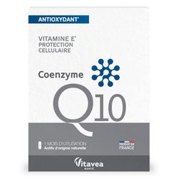 Vitavea - Coenzyme Q10 - Vitamine E antioxydant protection cellulaire - actifs d'origine naturelle - produit en France - 30 gélules