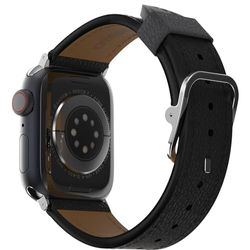 OtterBox Correa de Reloj Symmetry Cactus Leather para Apple Watch 41/40/38mm, Correa de Tacto Suave y Resistente al Desgaste para Apple Watch, Negro