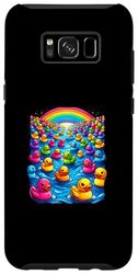 Coque pour Galaxy S8+ Course de compétition familiale Rubber Duck Racing Team