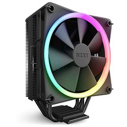 NZXT T120 RGB Dissipatore ad aria per CPU - RC-TR120-B1 - Tubi in rame conduttivo - Cuscinetti fluidodinamici - Compatibilità AMD e Intel - Nero