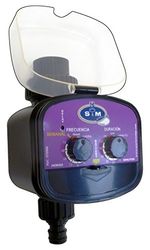 S & M 590009 programmeer, mechanisch, H-M 3/4 inch, zwart en blauw, 11,0 x 12,5 x 21,0 cm