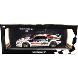 MINICHAMPS BMW M1 1:18-Schnitzer Eterna Meisterphoto Team-H-J. Stuck-Winner Zolder 1982 Voiture Miniature de Collection, 155822902, White/Blue/Red