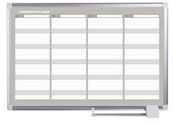 Bi-Office Agenda magnetica per quattro mesi, 90 x 60 cm