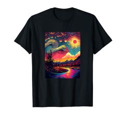 Enjoy Nature Painting Illustration Novelty Graphic Designs Camiseta