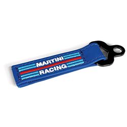 Sparco MARTINI Racing Läder Nyckelring, Flerfärgad, Estándar