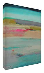 Feel Good Art linnen heldere kleuren Abstract behoren van de kunstenaar Val Johnson Pink Ruhe 115 x 78 x 4 cm maat XXL
