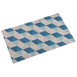 Bigbuy Home S3405469 - Tappeto triangolare, in poliestere, 50 x 2 x 80 cm