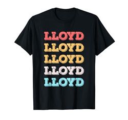 Simpatico regalo personalizzato Lloyd Nome personalizzato Maglietta