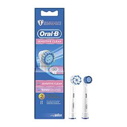 Oral-B elett.ricar.Sensitive Clean X 2 pz. -Spazzolino, Blue, White, Unica