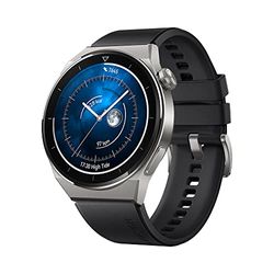 Huawei Watch GT 3 Pro - Smartwatch - 46mm - Titanium - Zwart Fluoroelastomer bandje
