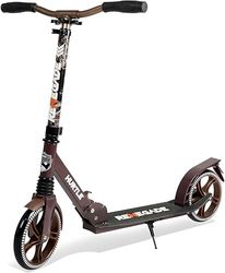Hurtle Trottinette Enfant/Adulte/Adolescent- Trottinette à 2 Roues avec Guidon T-Bar Réglable-Plateau en Alliage Antidérapant-Scooter Portable pour Enfants avec Sangle de Transport