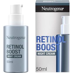 Neutrogena Retinol Boost Night Cream (1x 50ml), Lightweight Night-Time Moisturiser with Retinol and Hyaluronic Acid, Nourishing Night Cream for Ageing Skin